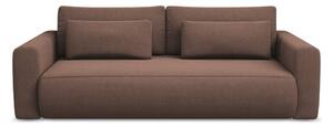 Różowa rozkładana/ze schowkiem sofa 238 cm Kapua – Makamii