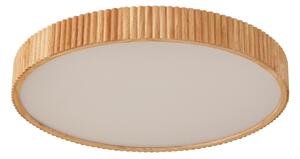 Lampa Sufitowa Lindby, Velua, ściemnialny, drewniany, salon, drewno, nowoczesny