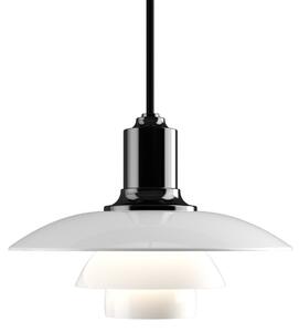 Lampa Wisząca Louis Poulsen, PH 2/1, ściemnialny, biały, salon, szkło, design