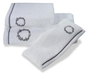 Podarunkowy zestaw ręczników SEHZADE, 2 szt Biały / srebrny haft