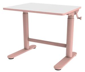 Małe biurko regulowane dla dziecka Różowe - Spacetronik