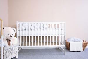 Łóżeczko dla dzieci New Baby BASIC białe