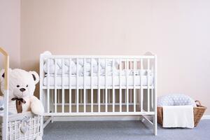 Łóżeczko dla dzieci New Baby ELSA białe