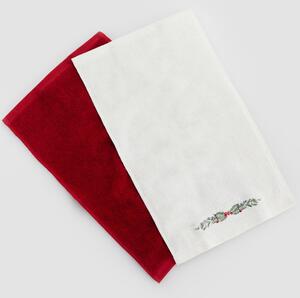Reserved - Bawełniane ręczniki 2 pack - Czerwony