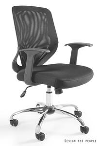 Krzesło biurowe obrotowe Mobi czarne