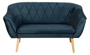 Stylowa Skandynawska Sofa Rosa 2 Osobowa Królewski Granat