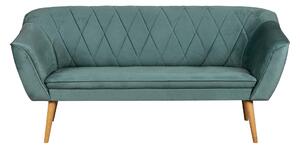 Stylowa Skandynawska Sofa Rosa 3 Osobowa Lazurowy Błękit