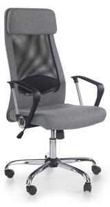 Tapicerowany fotel biurowy z oparciem z siatki Zoom