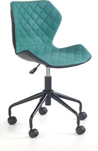 Pikowane krzesło biurowe z czarnym tyłem Matrix
