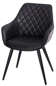 Eleganckie pikowane krzesło Rox