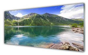 Obraz Szklany Góra Jezioro Krajobraz