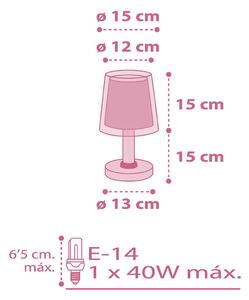 Vichy Pink lampka nocna 1-punktowa 80221S