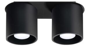 Downlight LAMPA sufitowa SOL SL054 metalowa OPRAWA tuby czarne - czarny