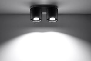 Downlight LAMPA sufitowa SOL SL054 metalowa OPRAWA tuby czarne - czarny
