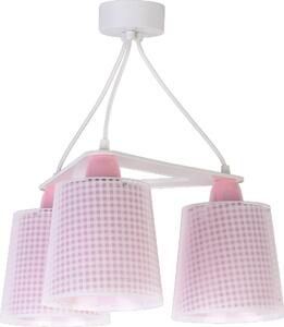 Vichy Pink lampa wisząca 3-punktowa 80224S