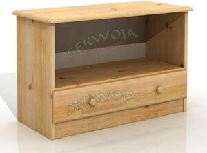 Szafka RTV sosnowa Aster