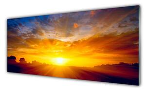 Obraz Szklany Słońce Niebo Krajobraz