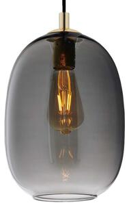 Skandynawska LAMPA wisząca ONYX 10891108 Kaspa loftowa OPRAWA szklany ZWIS hygge złoty grafitowy czarny