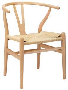 Drewniane krzesło do jadalni Wishbone