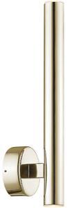 Minimalistyczna LAMPA ścienna LOYA W0461-02B-F7F7 Zumaline tuba kinkiet LED 5W 3000K złoty połysk - złoty