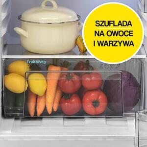 Lodówka SHARP SJ-UE121T0S-EU bez blatu 83.8cm Srebrna