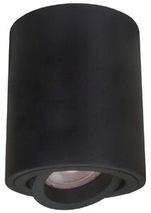 LAMPA sufitowa TULON LP-5441/1SM BK Light prestige regulowana OPRAWA metalowy downlight czarna - czarny