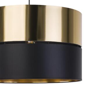 Hilton lampa wisząca 1-punktowa czarna/złota 4346