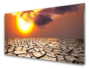 Obraz Szklany Słońce Pustynia Krajobraz