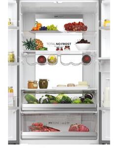 Lodówka HAIER HFR7720DWMP No frost 200.6cm Platynowy