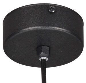 LAMPA modernistyczna K-4770 wisząca OPRAWA szklane kule ZWIS kropla ball czarna biała - czarny