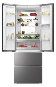 Lodówka HAIER HFR7720DWMP No frost 200.6cm Platynowy