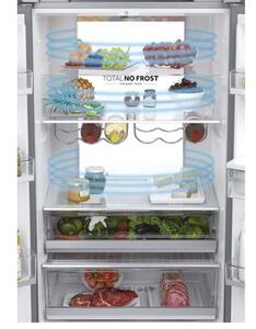 Lodówka HAIER HFR7720DWMP No frost 200.6cm Platynowy