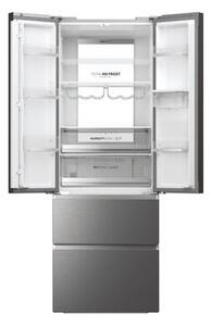 Lodówka HAIER HFR7720DWMP No frost 200.6cm Platynowy