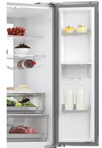 Lodówka HAIER HFR7720DWMP No frost 200.6cm Platynowy