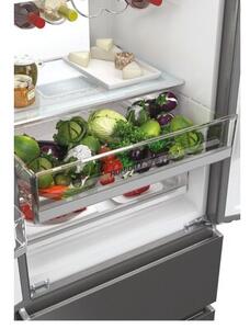 Lodówka HAIER HFR7720DWMP No frost 200.6cm Platynowy