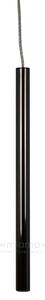 LAMPA wisząca LOYA P0461-01A-L8L8 Zumaline metalowa OPRAWA zwis LED 5W 3000K tuba sopel czarny perłowy - czarny