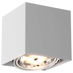 LAMPA sufitowa BOX SL 1 89947 Zumaline metalowa OPRAWA kostka SPOT cube biała