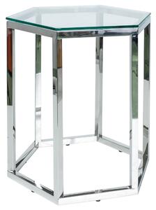 Szklany stolik pomocniczy w kształcie sześcianu Conti (1 szt.)