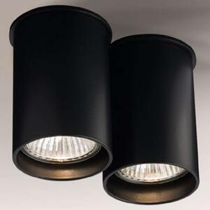 Plafon LAMPA sufitowa ARIDA 1112 Shilo natynkowa OPRAWA reflektorowa do łazienki tuby czarne - czarny