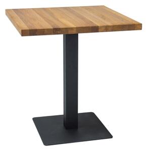 Kwadratowy stół z litego drewna dębowego Puro