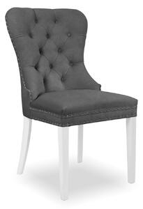Krzesło MADAME II szary/ noga biała