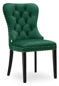 Krzesło MADAME II zielony/ noga czarna