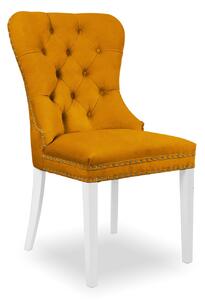 Krzesło MADAME II miodowy/ noga biała