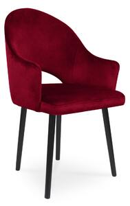 Krzesło tapicerowane BARI czerwony / KR02