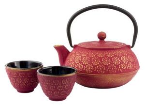 Zestaw do herbaty Shanghai Bredemeijer czerwony 600 ml