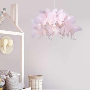 LAMPA wisząca FARFALLA LP-MD088-3439A/1P Light Prestige dekoracyjna OPRAWA zwis motyle różowe - różowy