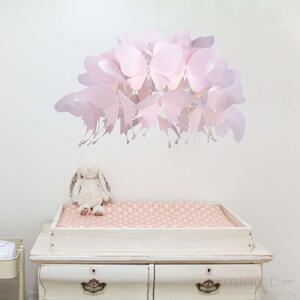 LAMPA wisząca FARFALLA LP-MD088-3439A/1P Light Prestige dekoracyjna OPRAWA zwis motyle różowe - różowy