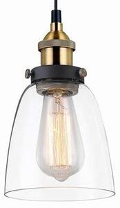 LAMPA wisząca FRANCIS MDM-2563/1 Italux GETAN szklana OPRAWA podłużny ZWIS conrad przezroczysty