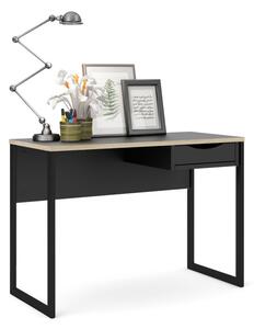 Czarne biurko z szufladą Function Plus Small