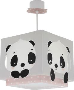 Panda lampa wisząca 1-punktowa różowa 63162S